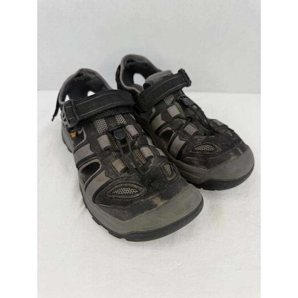 Teva Omnium 2 Mens Black Grey Hiking Water Sandals Shoes 1019180 Size 9